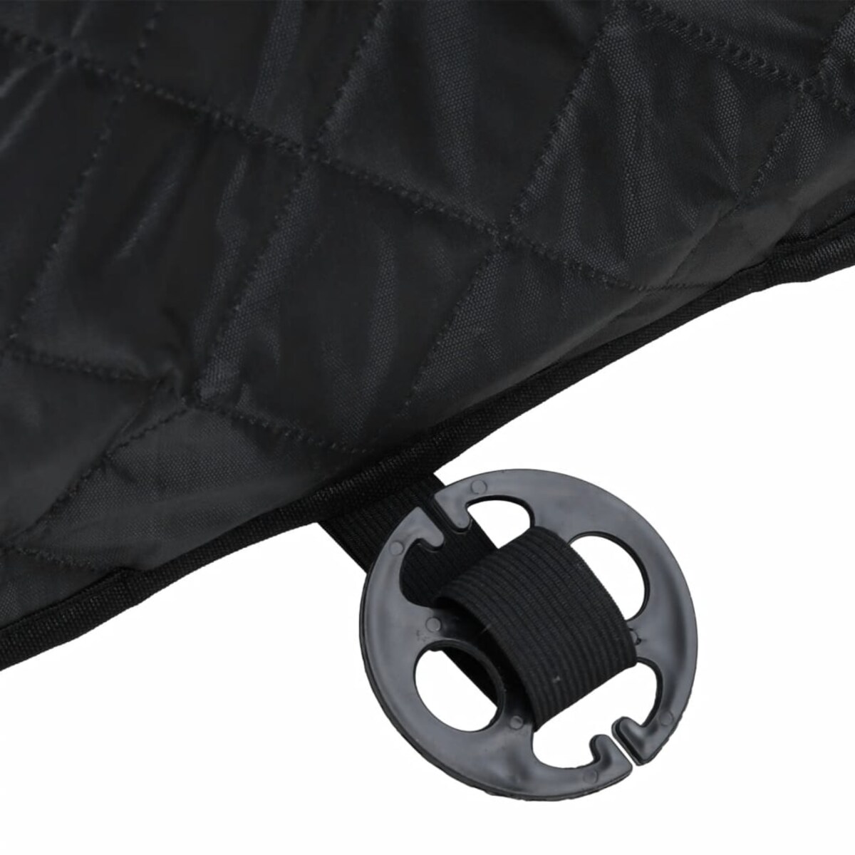 vidaXL Fotelik samochodowy dla psa, czarny, 45x45x25/55 cm