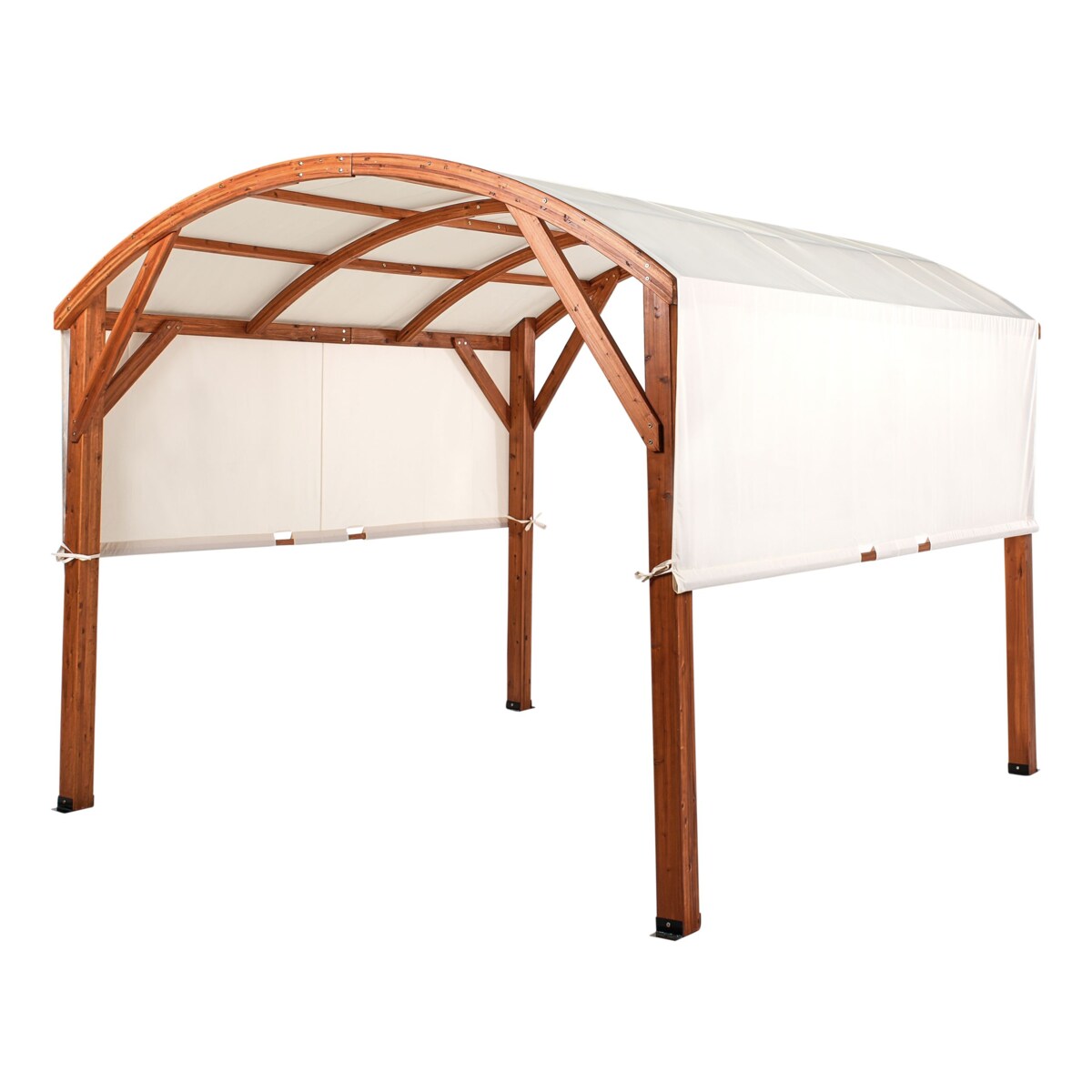 Pawilon ogrodowy 303 x 300 cm złamana biel SCOPELLO