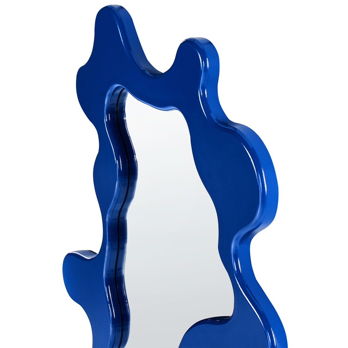 Lustro ścienne ROSCOFF 59 cm 80 cm Niebieski