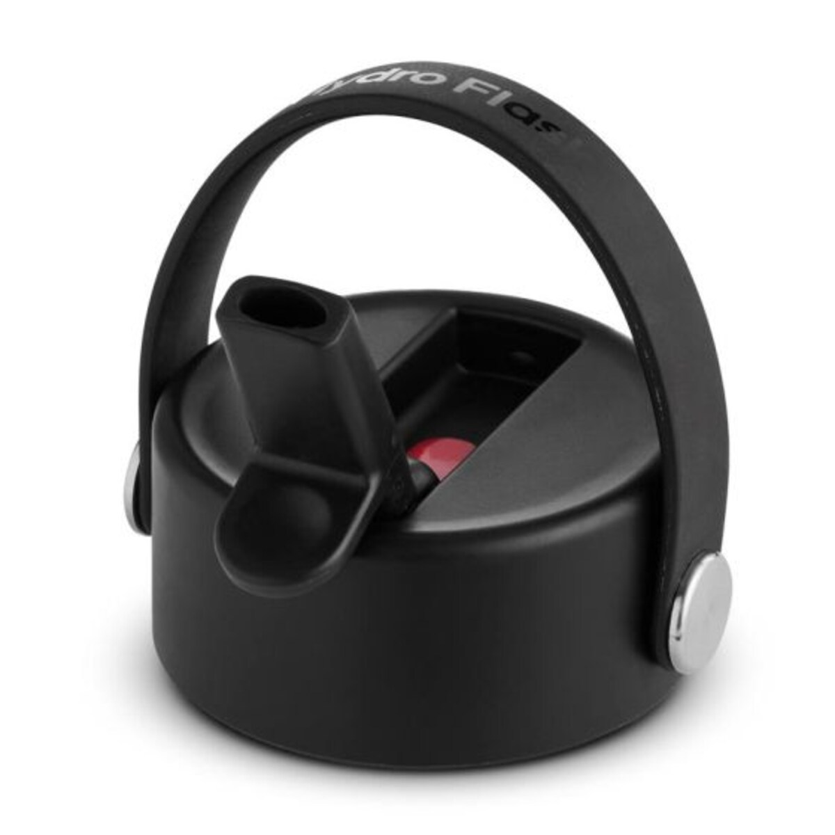 Butelka termiczna (czarna) Wide Mouth Flex Straw Cap Hydro Flask