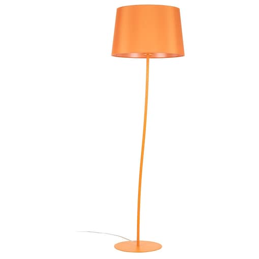 Lampa podłogowa TK Lighting NICOLA ORANGE 6644 pomarańczowa E27 150 cm do salonu i sypialni