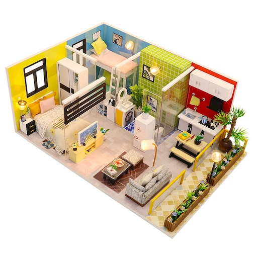 Miniaturowy domek - Skandynawskie życie