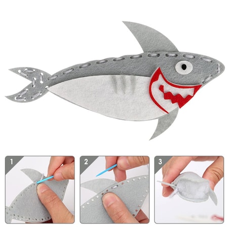 Boże Narodzenie - filcowy zestaw do szycia DIY - 12 elementów