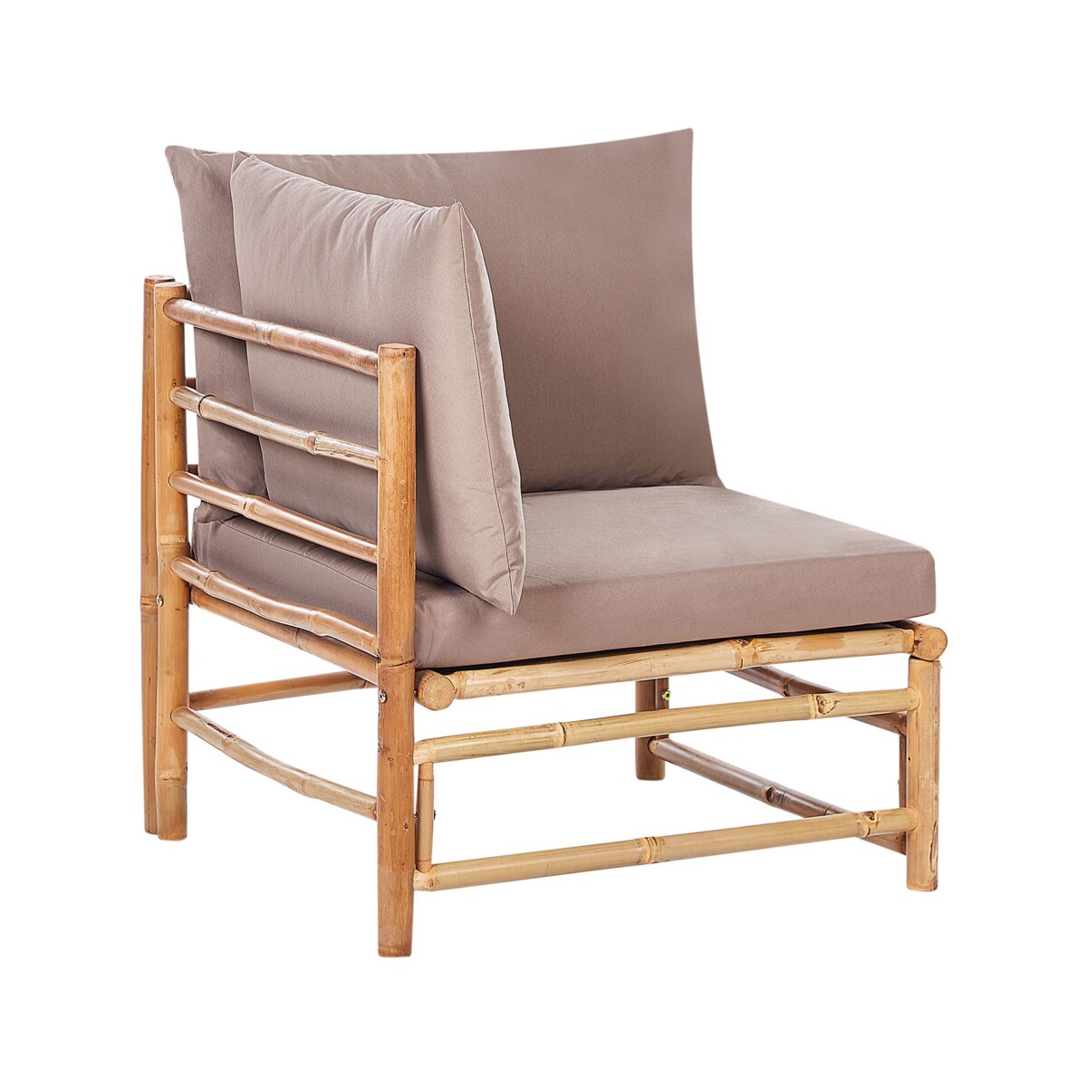 Krzesło ogrodowe Drewno Beżowoszary CERRETO