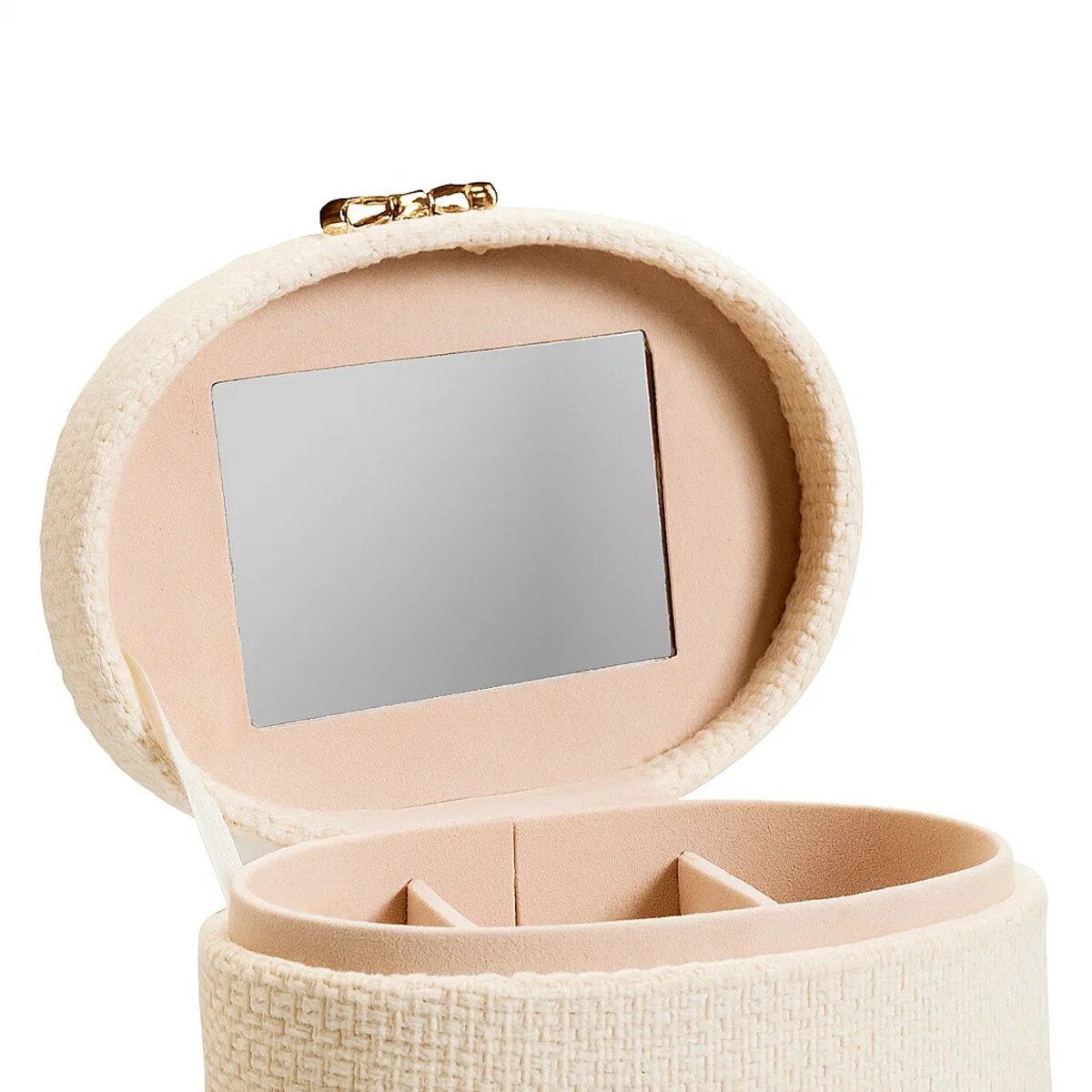 Szkatułka na biżuterię z kokardą, 12 x 6,5 x 10 cm