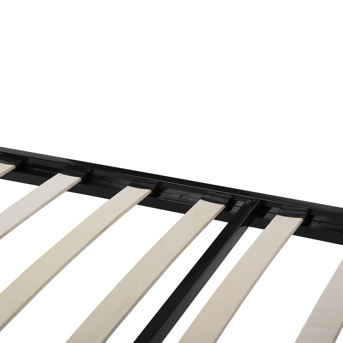 Łóżko Metal CUSSET 140 x 200 cm Czarny
