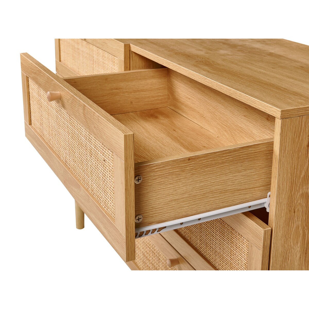 Komoda 6 szuflad NIVO Jasnobrązowy