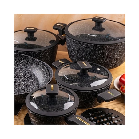 Klausberg zestaw 12 garnków marmurkowych 63913