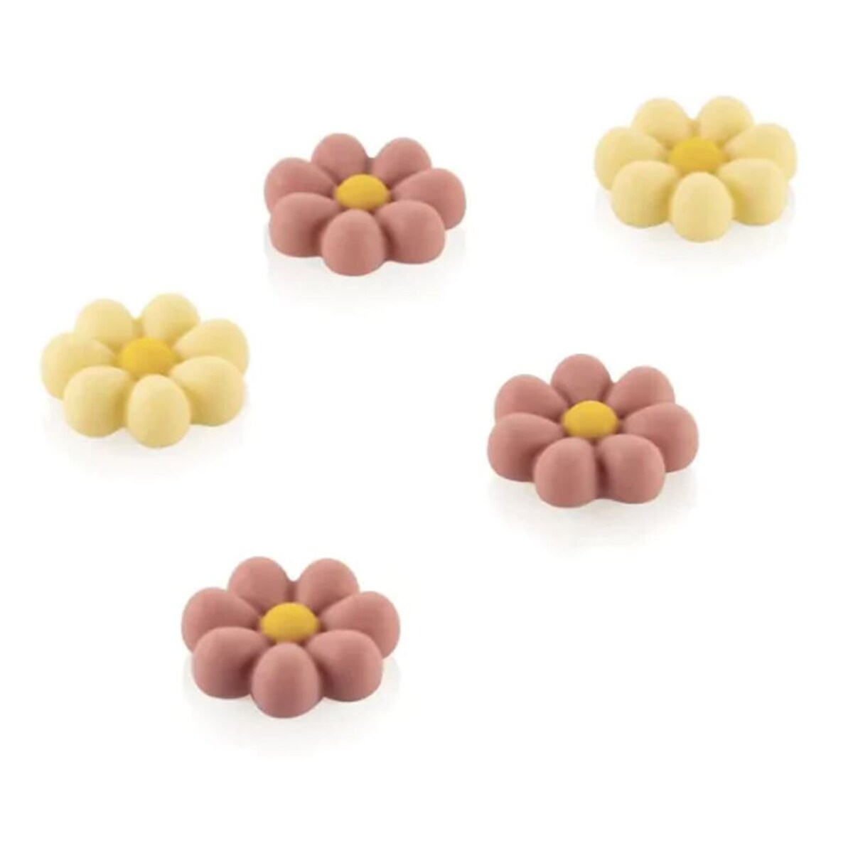 Forma silikonowa do pralin Choco Flower, 8 gniazd, 38x12 mm