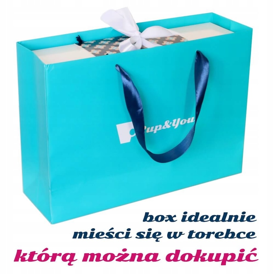 Elegancki duży Box prezentowy gift DLA TATY kawa + pomysłowe akcesoria