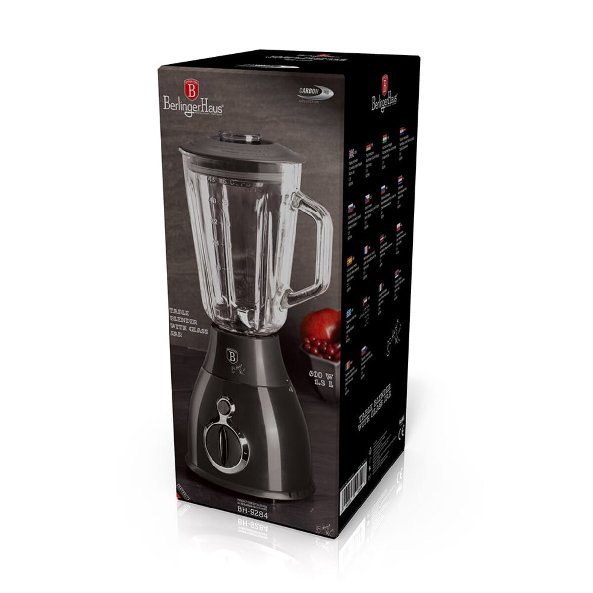 Blender kielichowy 1.5L BERLINGER HAUS Carbon Pro