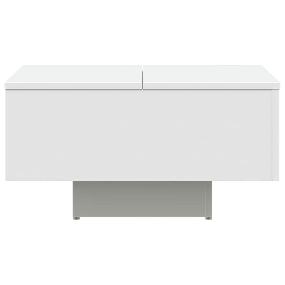 vidaXL Stolik kawowy, biały, 60x60x31,5 cm, materiał drewnopochodny