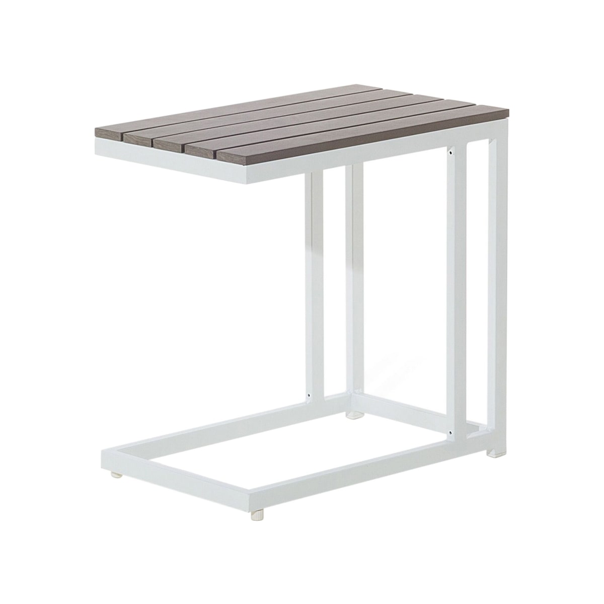 Zestaw ogrodowy 5-osobowy biało-zielony MESSINA