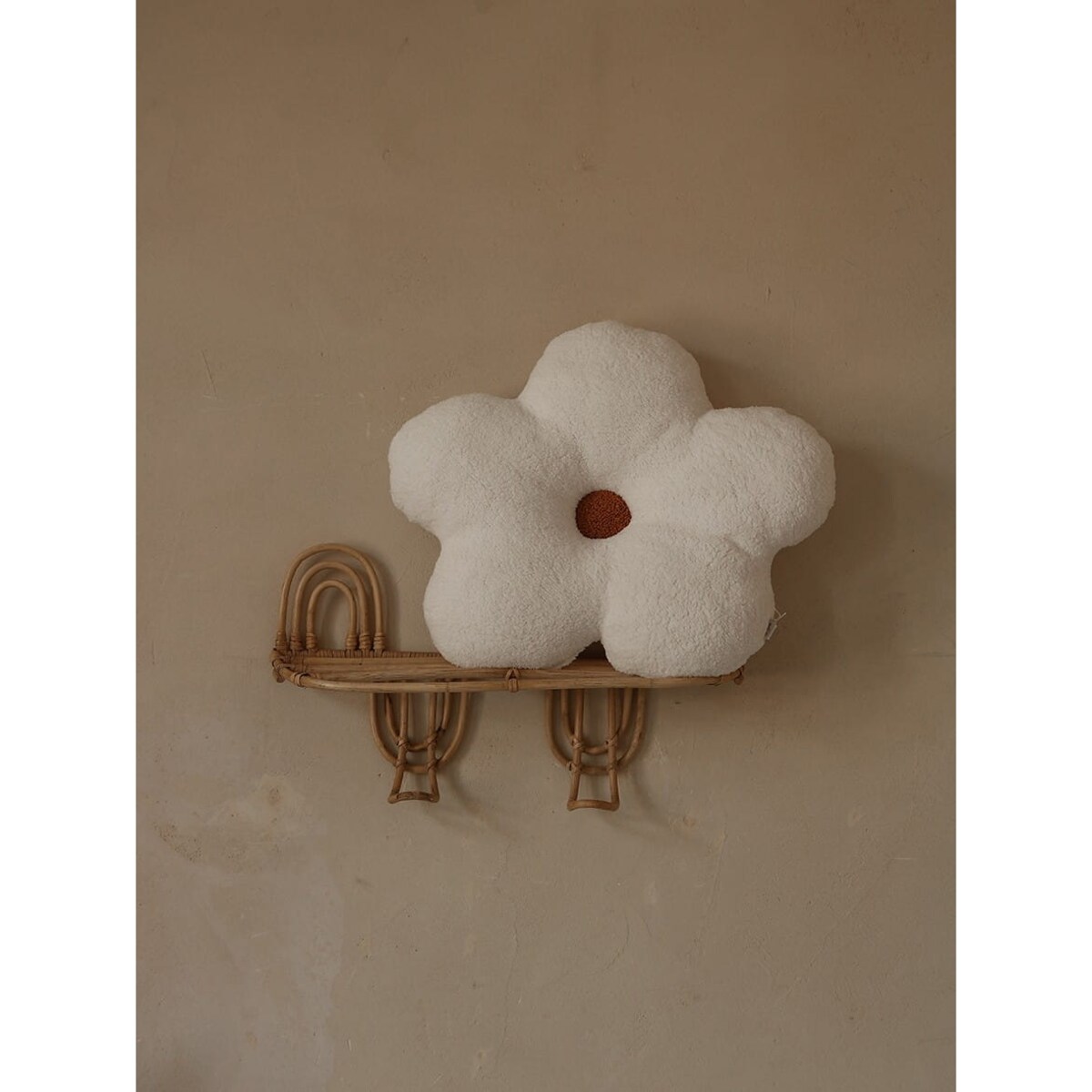 Duża poduszka stokrotka ecru