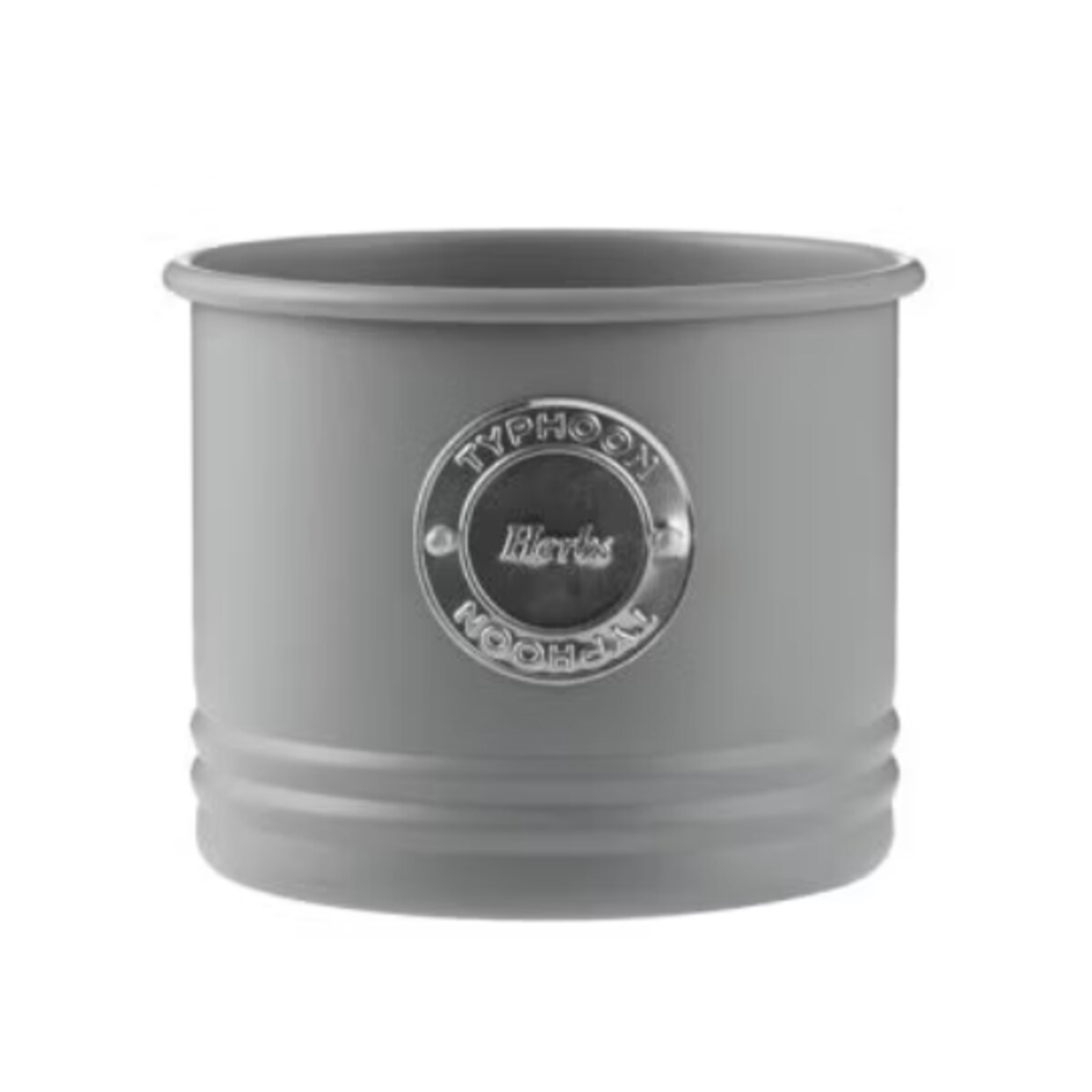 Osłonka na doniczkę na zioła szara Living, 11 x 9 cm, Typhoon