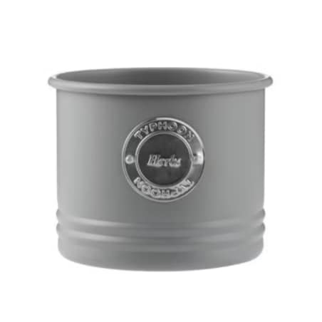 Osłonka na doniczkę na zioła szara Living, 11 x 9 cm, Typhoon