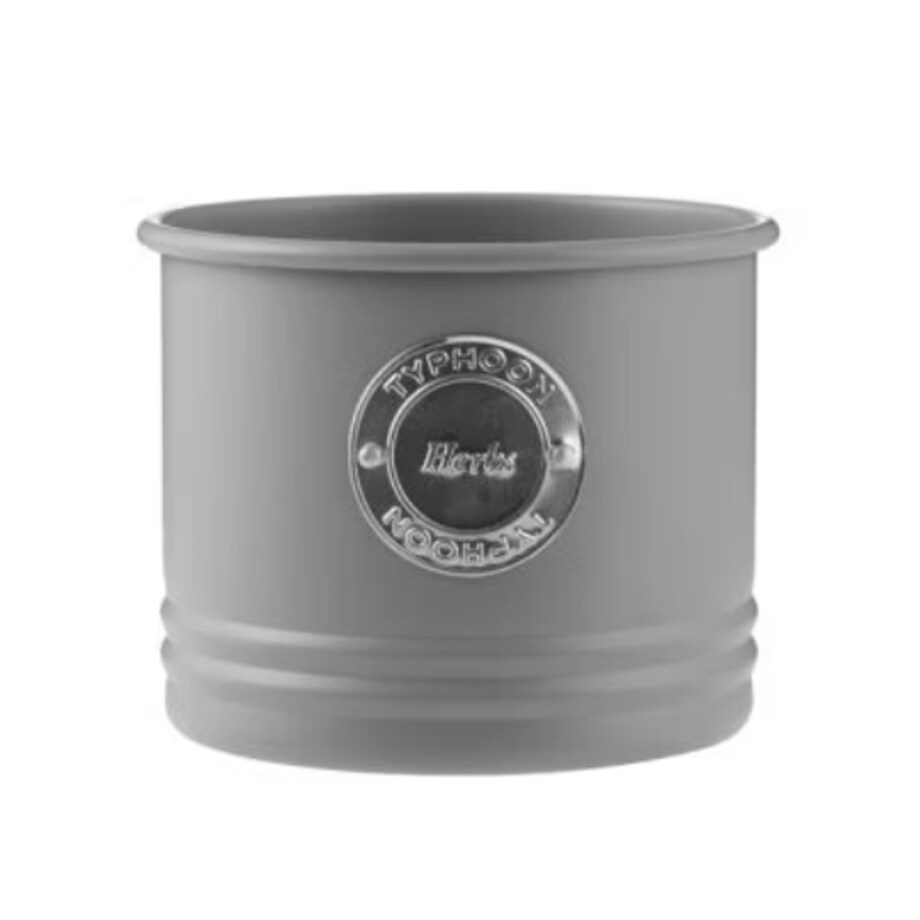 Osłonka na doniczkę na zioła szara Living, 11 x 9 cm, Typhoon
