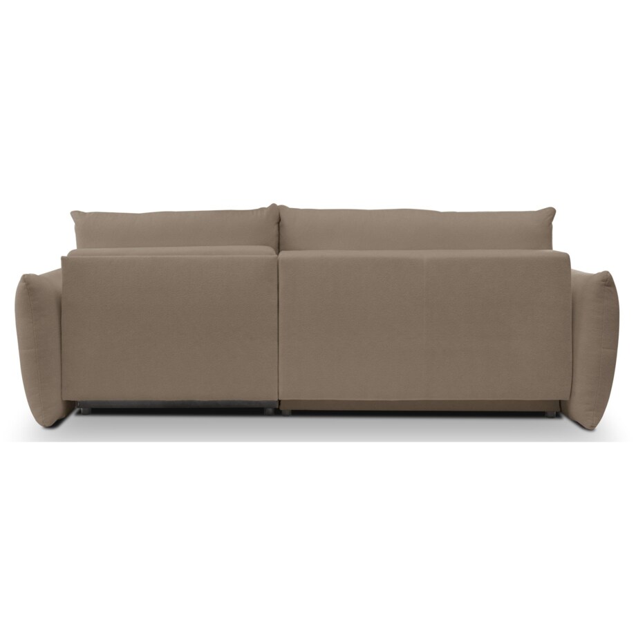 Narożnik z funkcją spania do salonu BOSE, lewostronny, caffe latte