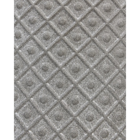 Doniczka na stojaku metalowa 31 x 31 x 52 cm szara ALATUM