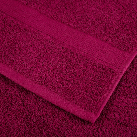 vidaXL Ręczniki premium SOLUND, 4 szt., bordowe, 70x140 cm, 600 g/cm²