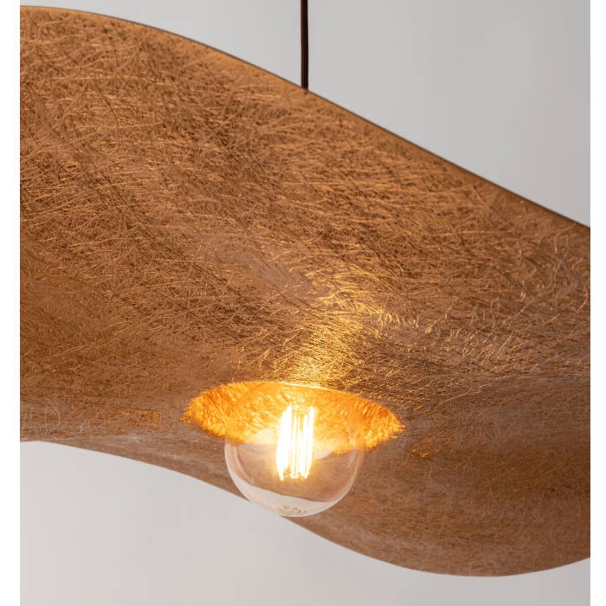 Zwis metalowy kapelusz KAPELLO wisząca lampa nad łóżko czarna