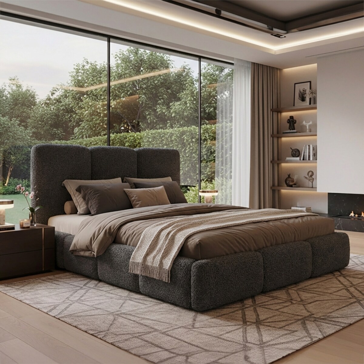 Łóżko Tapicerowane Capri 120X200 Stelaż Pojemnik Na Pościel Abriamo 08