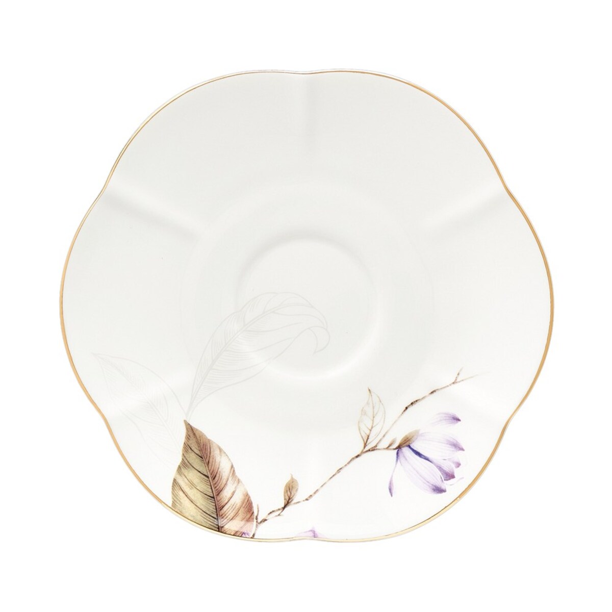 VILLA ITALIA Filiżanka do herbaty porcelanowa 200 ml ze spodkiem SECRET of SPRING