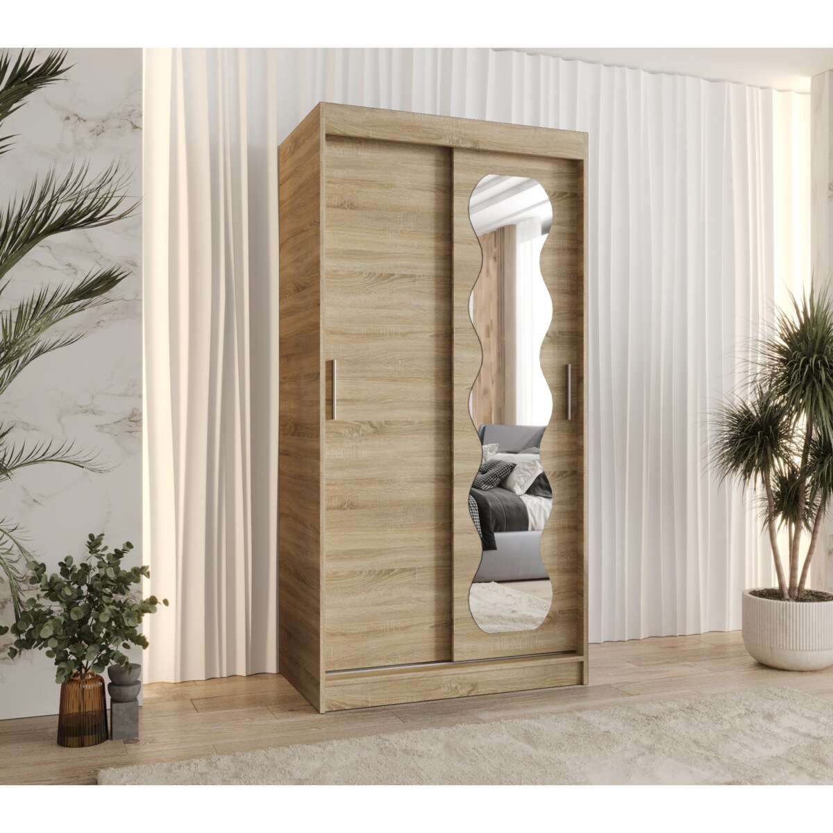 Szafa przesuwna SPOTI 100 sonoma