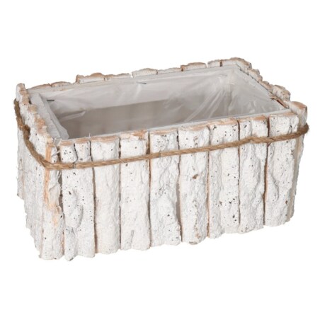 Doniczka Osłonka Drewniana Duża Kora Korytko Doniczki