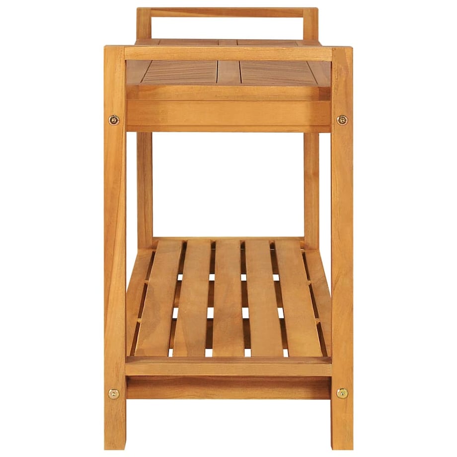 vidaXL Ławka, 120 cm, lite drewno tekowe