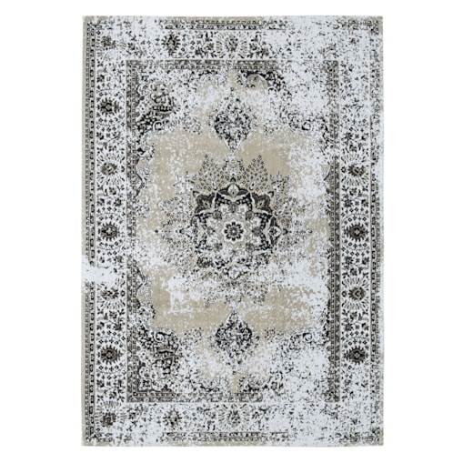 Dywan bawełniany 140 x 200 cm szary ALMUS