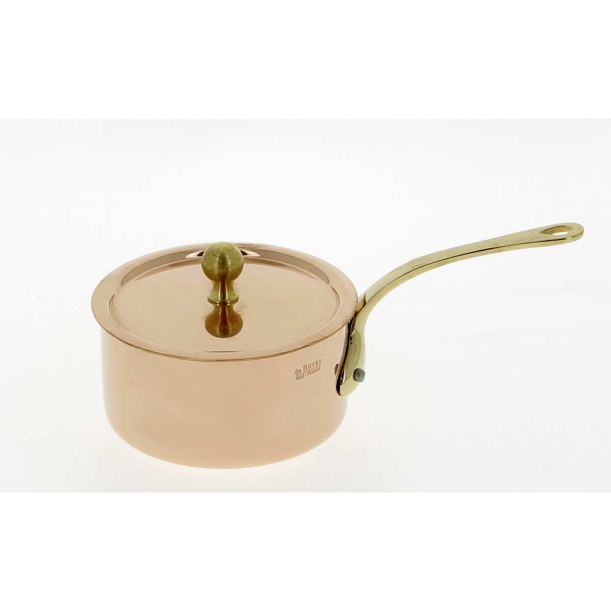 De Buyer Rondel miedziany z pokrywką 9 cm