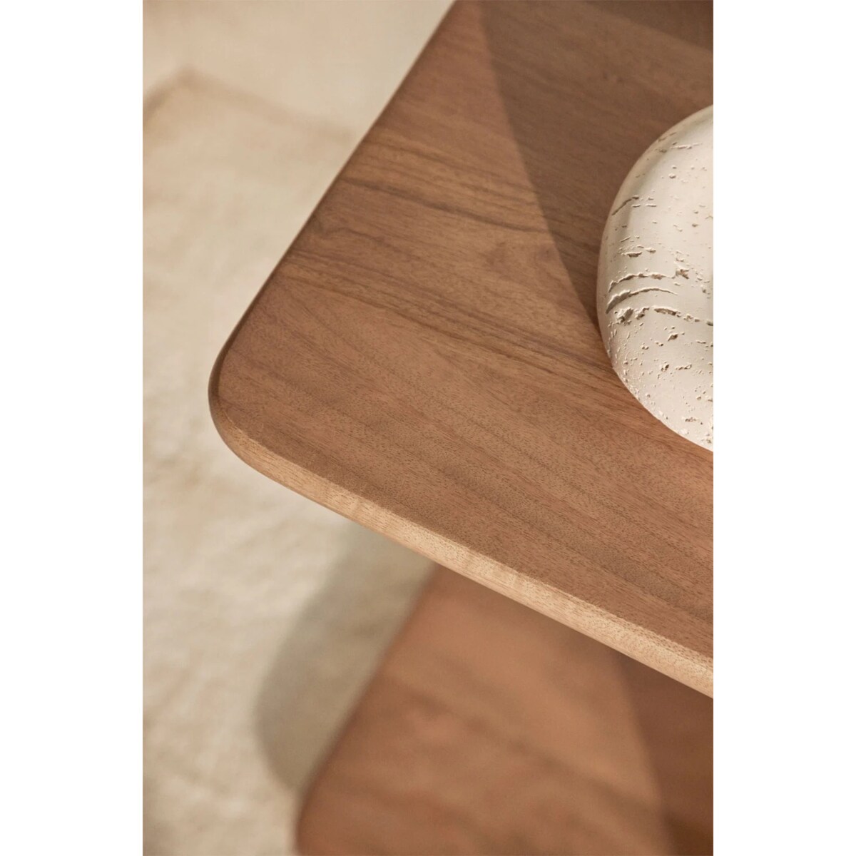 Stolik pomocniczy z drewna mango, 35x40 cm Tinsley, naturalny