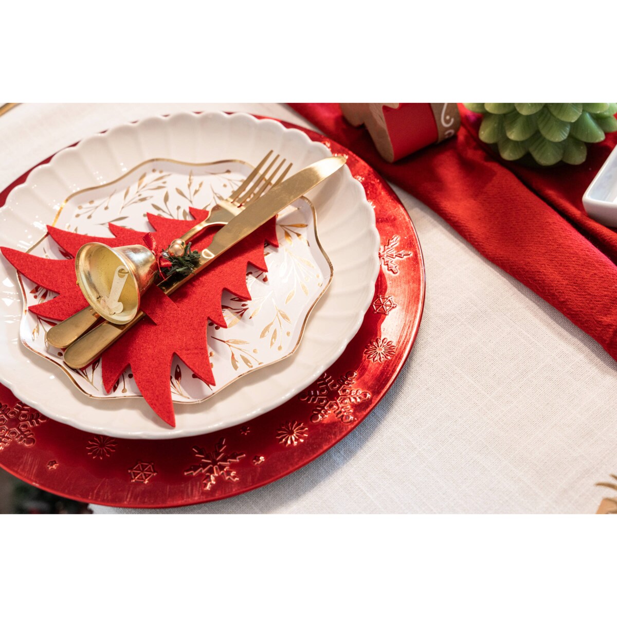 Podtalerz dekoracyjny świąteczny, Ø 33 cm