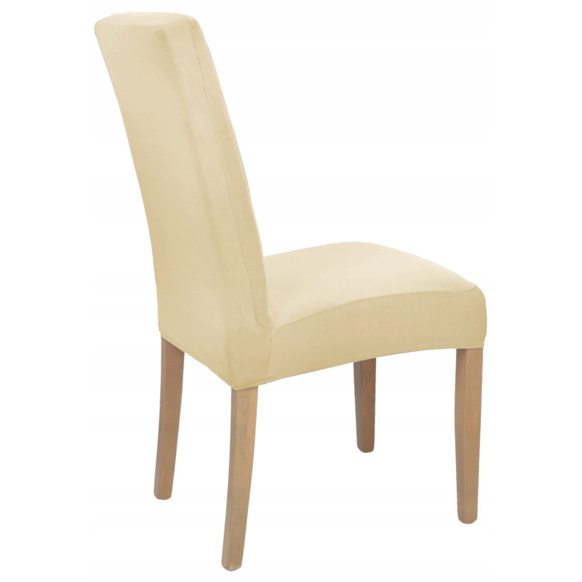 POKROWIEC NA KRZESŁO JASNY BEŻ ELASTYCZNY [21M]