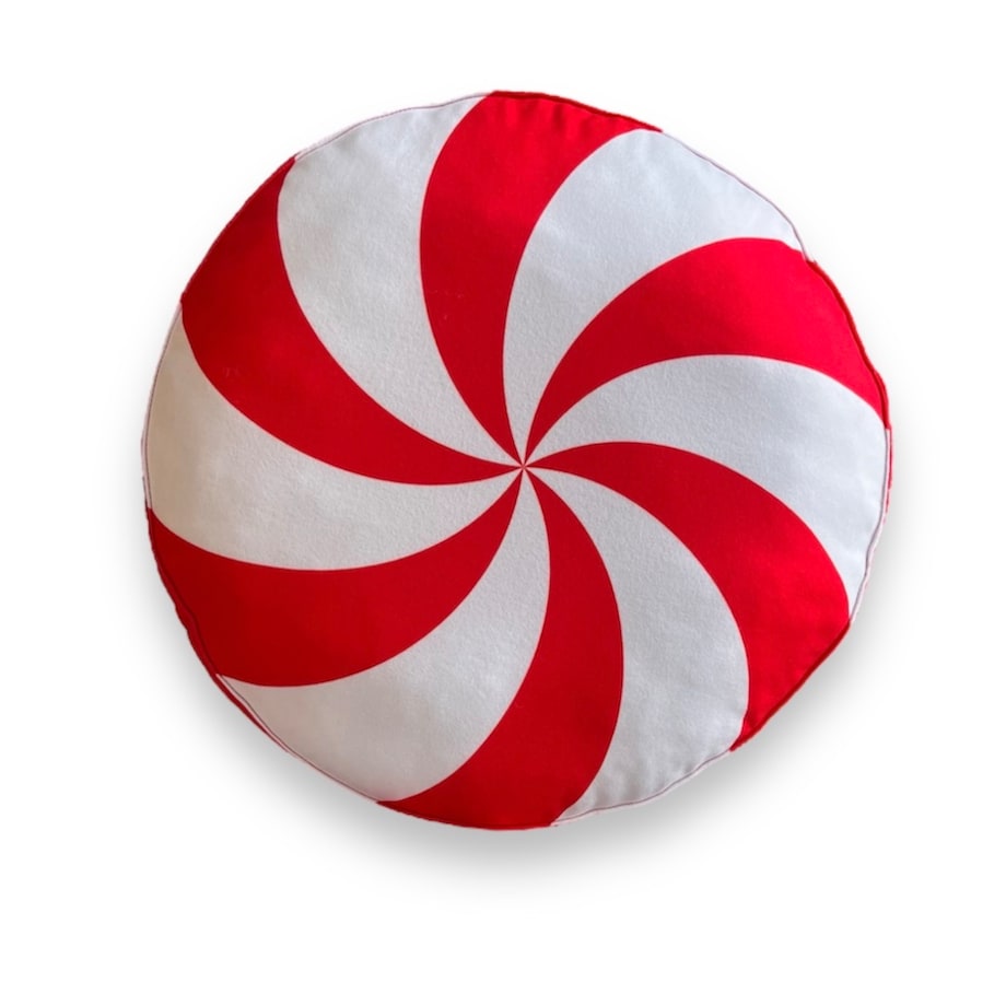 Poduszka świąteczna okrągły Cukierek