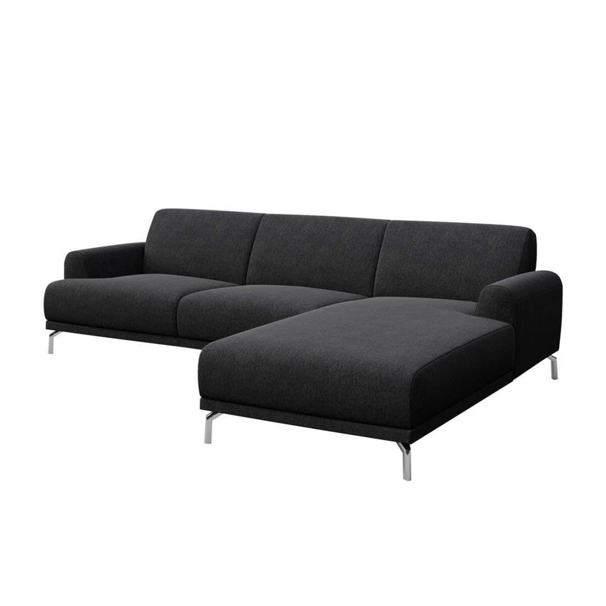 Sofa narożna Puzo - ciemnoszara