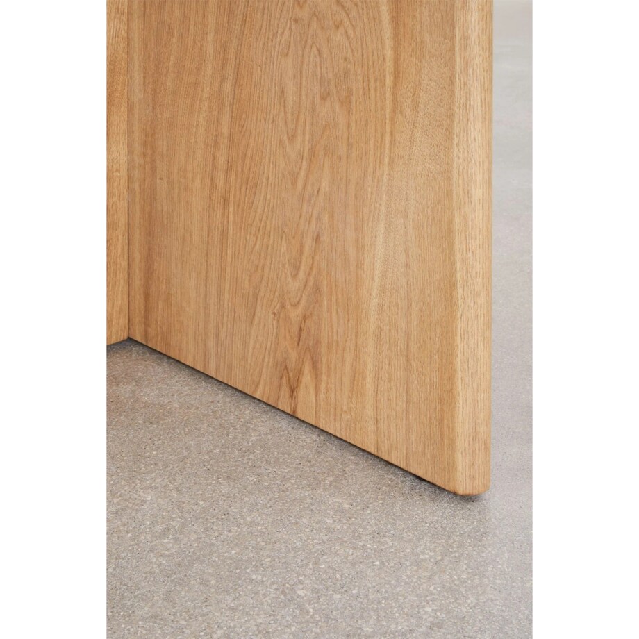 Okrągły stół jadalniany z MDF Ø120 cm Saonara naturalny