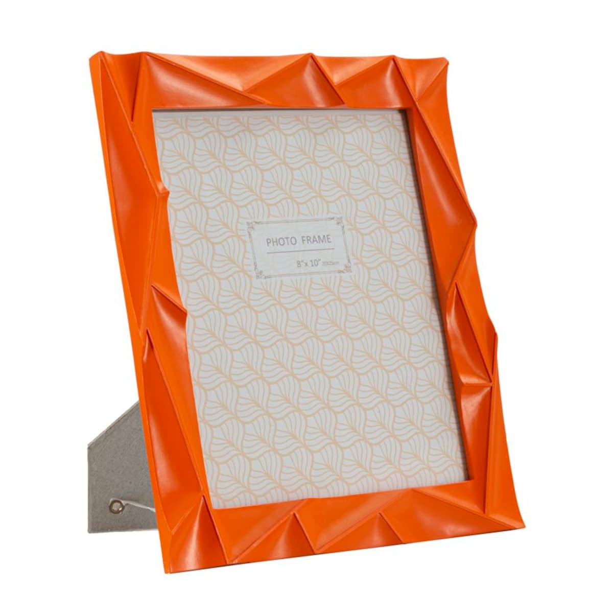 Ramka na zdjęcia Orangy, zdjęcie 20 x 25 cm, kolor pomarańczowy, żywica syntetyczna, rama 25,8 x 2 x 31 cm, na fotografie i portrety, Mauro Ferretti