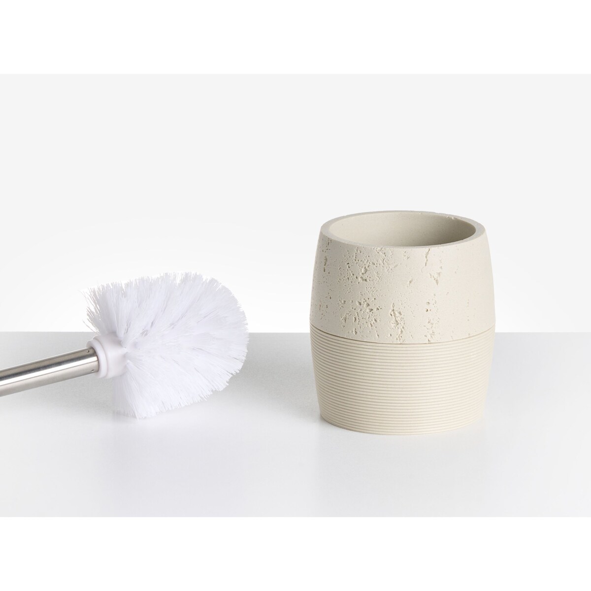 Zestaw akcesoriów łazienkowych 5 elementów YARAPA Jasnobeżowy