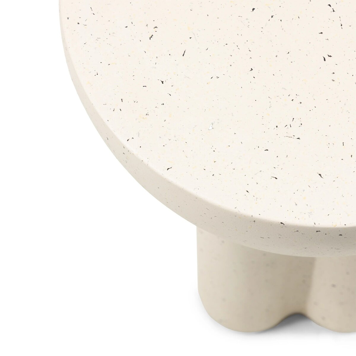 Stolik boczny, pomocniczy, betonowy, efekt granitu Poppa