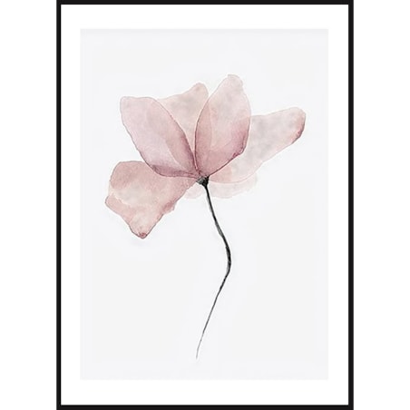 Poster Story, Plakat, Obraz - Różowa Magnolia, wymiary 30 x 42 cm