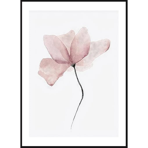 Poster Story, Plakat, Obraz - Różowa Magnolia, wymiary 30 x 42 cm