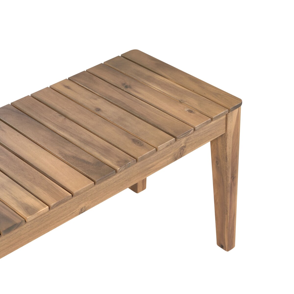 Ławka ogrodowa CHIOGGIA 155 cm Certyfikowane drewno akacjowe Jasnobrązowy