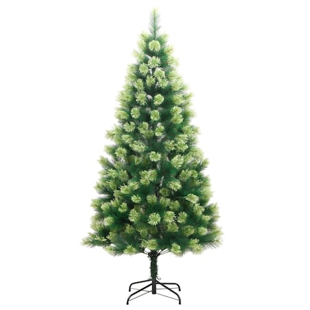 vidaXL Sztuczna choinka zawiasowa ze stojakiem, 210 cm