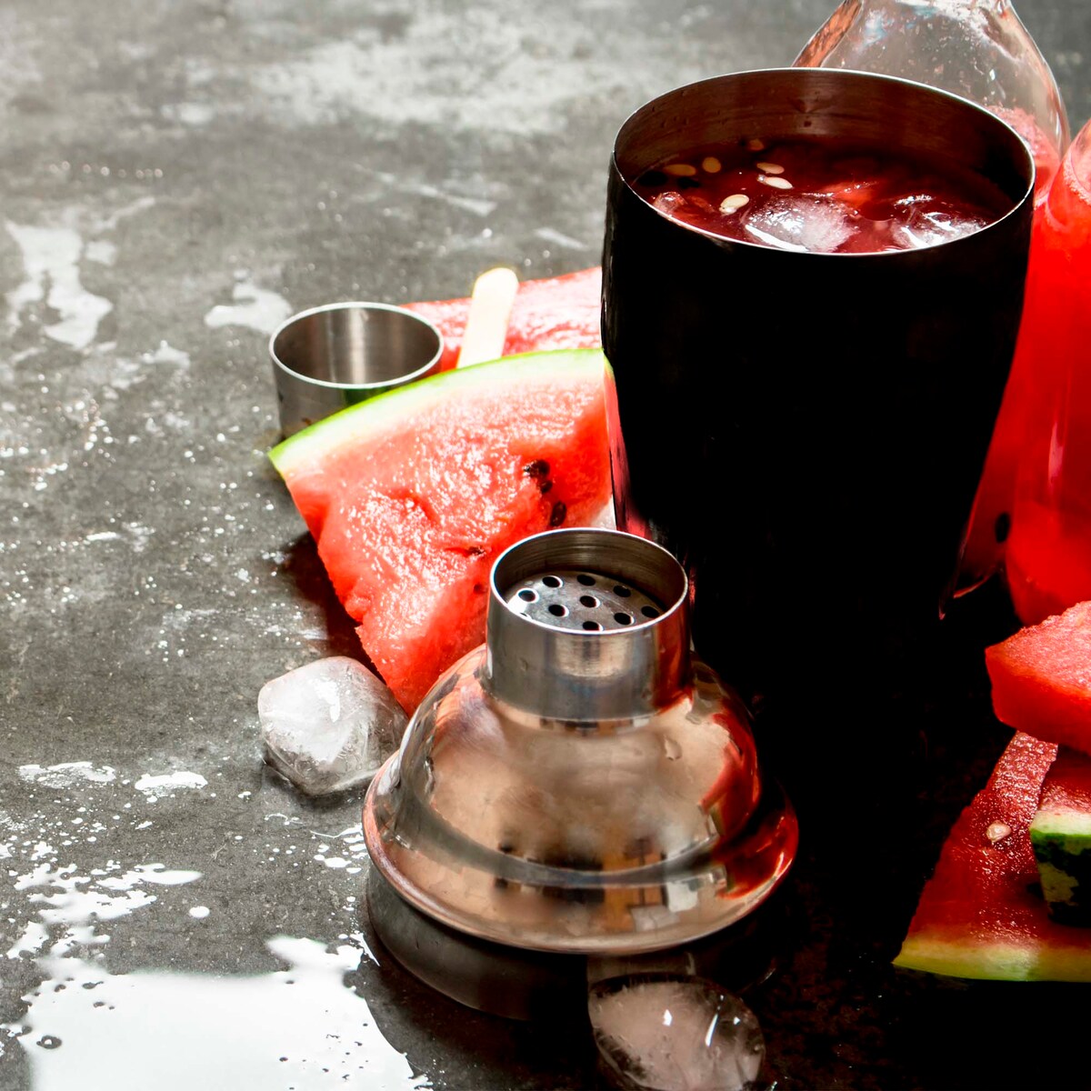 Zestaw Barmański Do Drinków I Koktajli Shaker Bostoński Drink Maker Stal 5