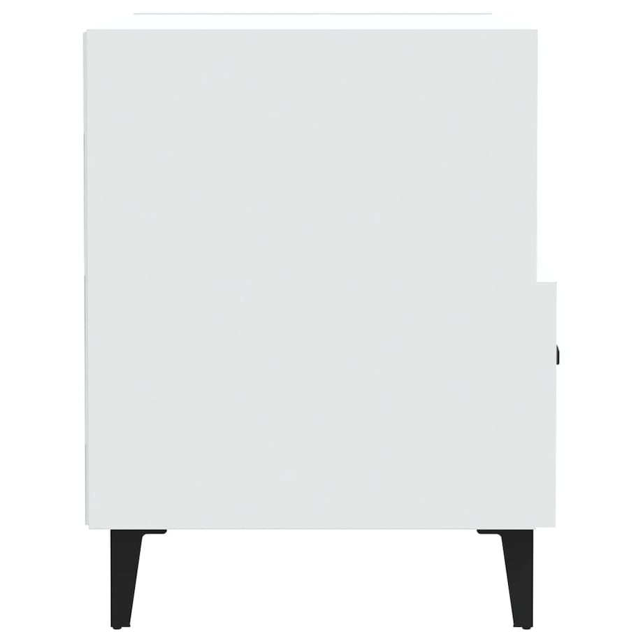 vidaXL Szafka nocna, biała, materiał drewnopochodny