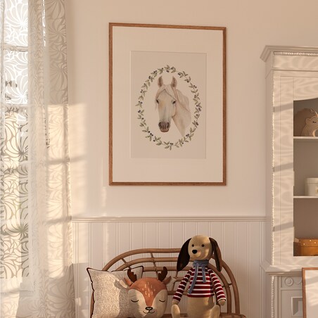 Plakat dla dzieci Koń Siwek 50x70