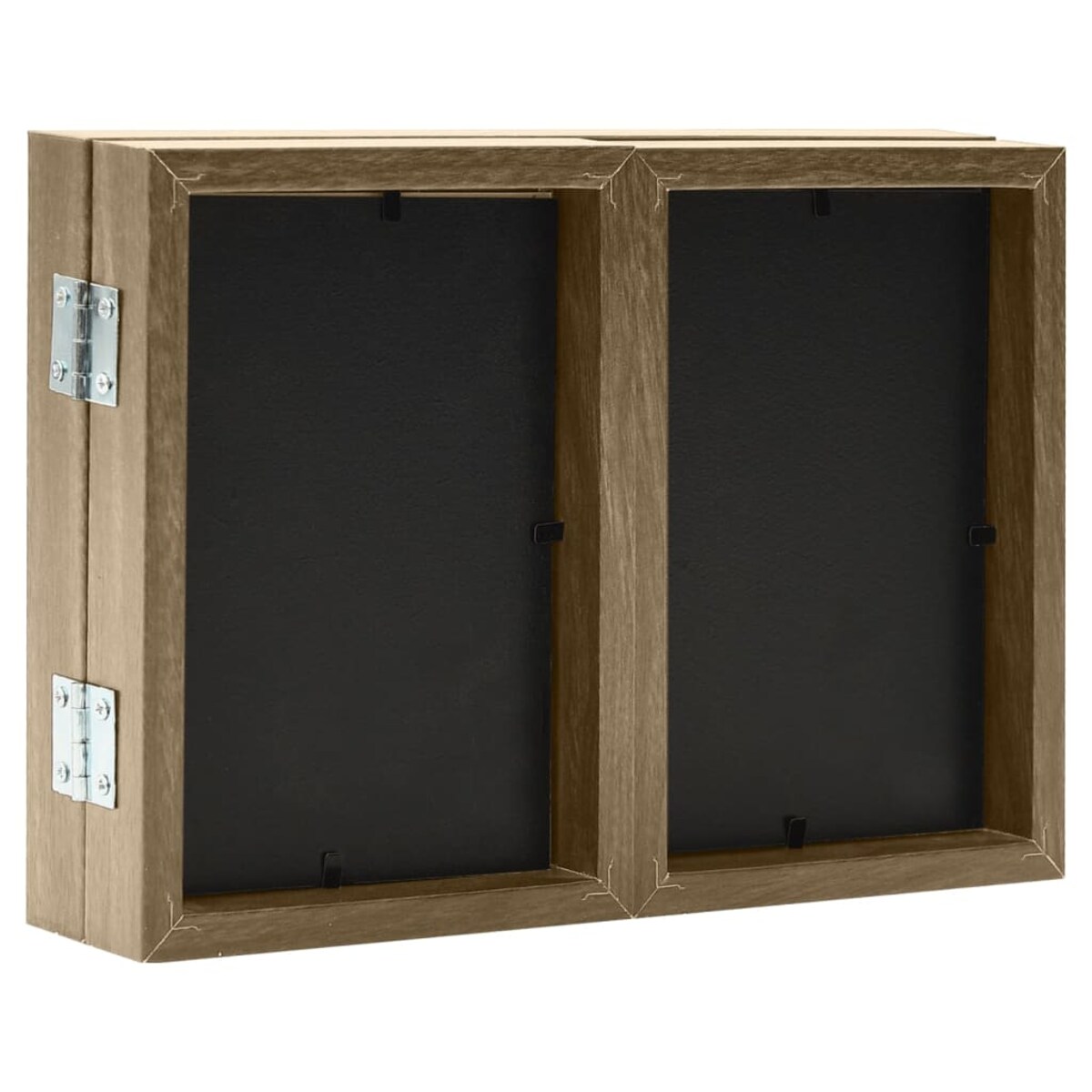 vidaXL Trójdzielna ramka na zdjęcia, jasny brąz, 22x15 cm+2x(10x15 cm)