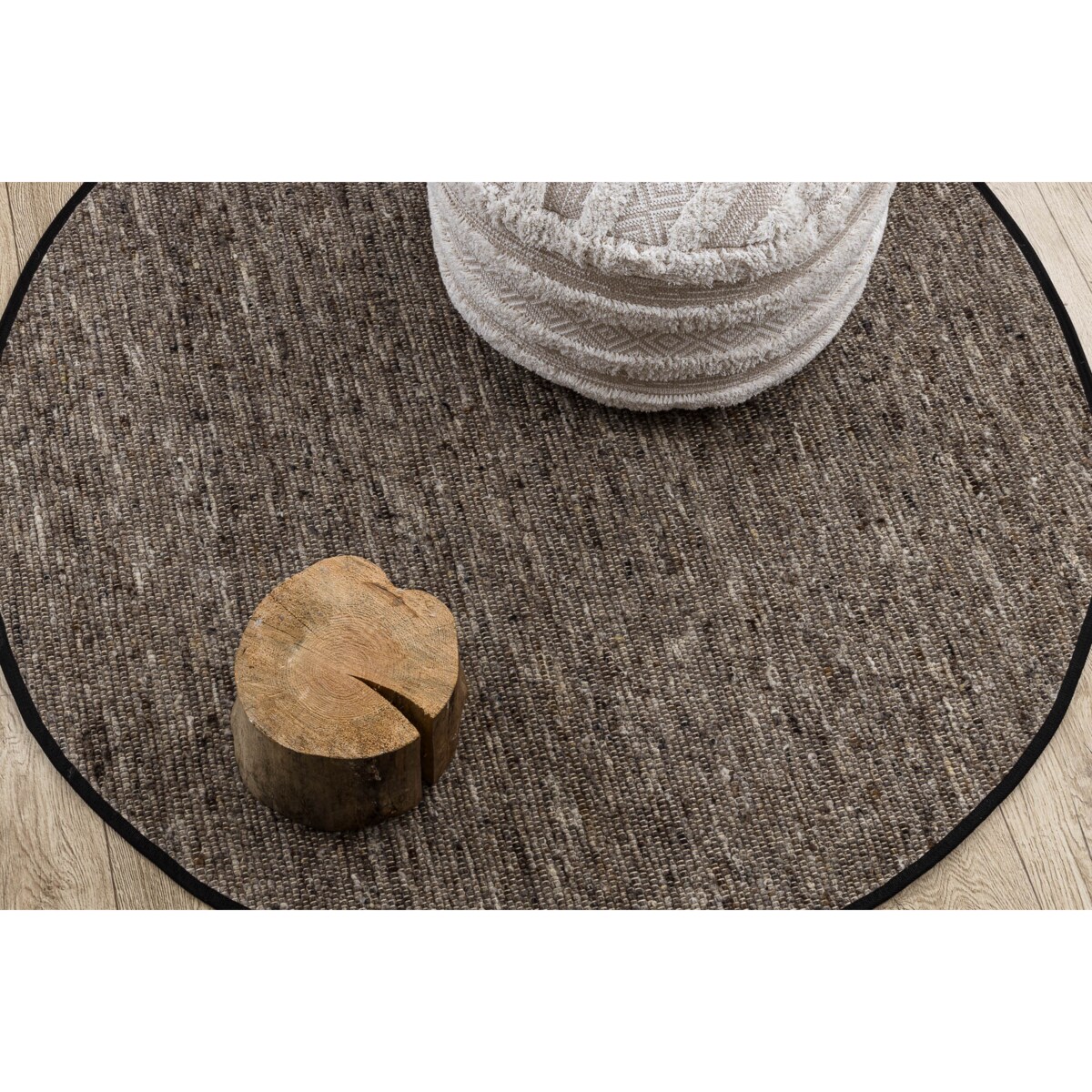 Dywan NEPAL 2100 koło stone, szary - koło 160 cm